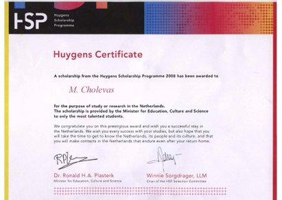 Dutch Excellence Scholarship Huygens